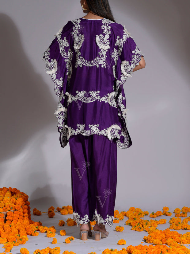 Violet Kaftan Set