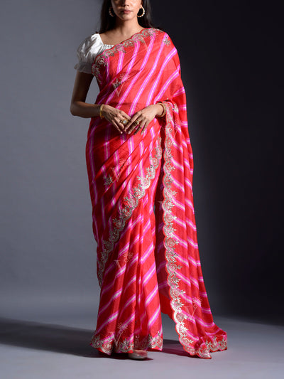 DD28, MTO, D69, Leheriya Saree, Saree, Leheriya , Teej