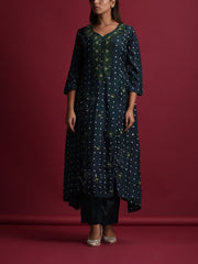 Shop Green Silk Suit Set