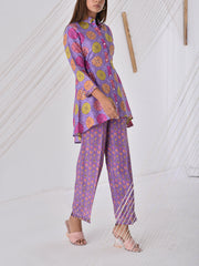 Lavender Vasansi Silk Co Ord Set