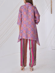 Lavender Vasansi Silk Co Ord Set