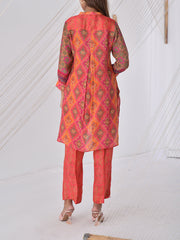 Orange Vasansi Silk Co Ord Set