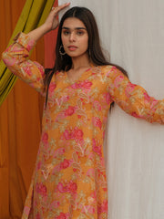 Orange Vasansi Silk Co Ord Set