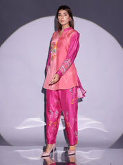 Pink Vasansi Silk Co Ord Set