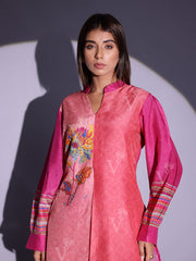 Pink Vasansi Silk Co Ord Set
