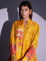 Yellow Vasansi Silk Co Ord Set