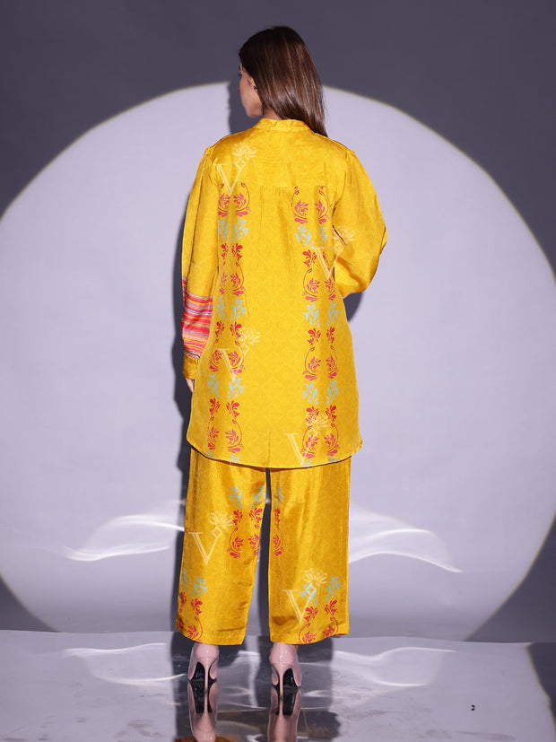 Yellow Vasansi Silk Co Ord Set