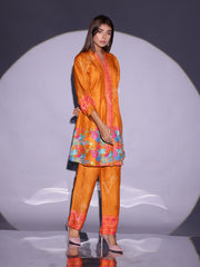 Gold Yellow Vasansi Silk Co Ord Set