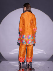 Gold Yellow Vasansi Silk Co Ord Set